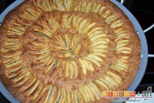 Tarta de manzana de Lucana, hornear