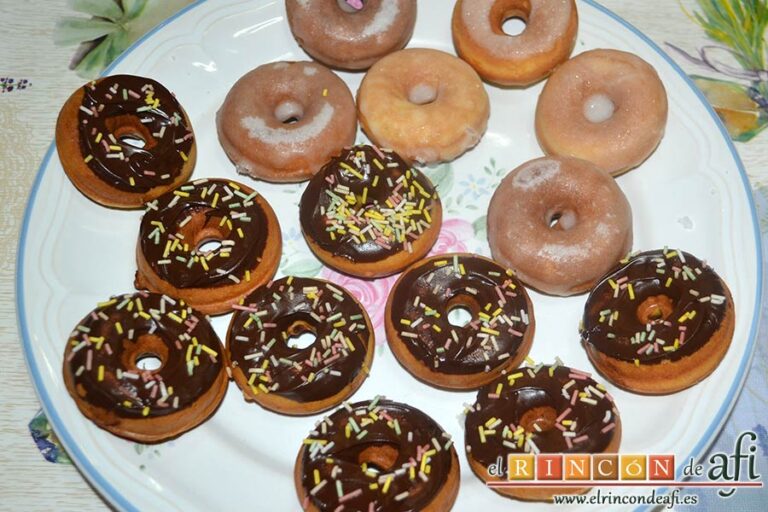 Mini donuts de calabaza especiada, sugerencia de presentación