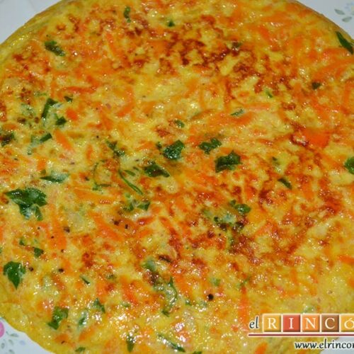 Tortilla de zanahoria