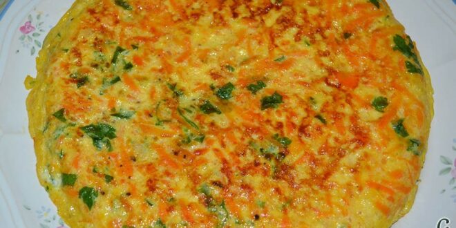 Tortilla de zanahoria