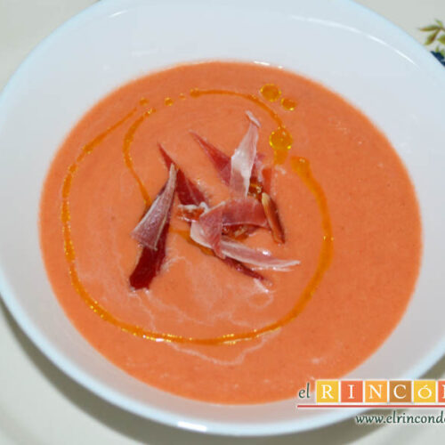 Gazpacho con fresas