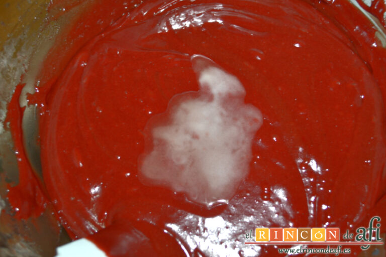 Brownie de Red Velvet, receta paso a paso