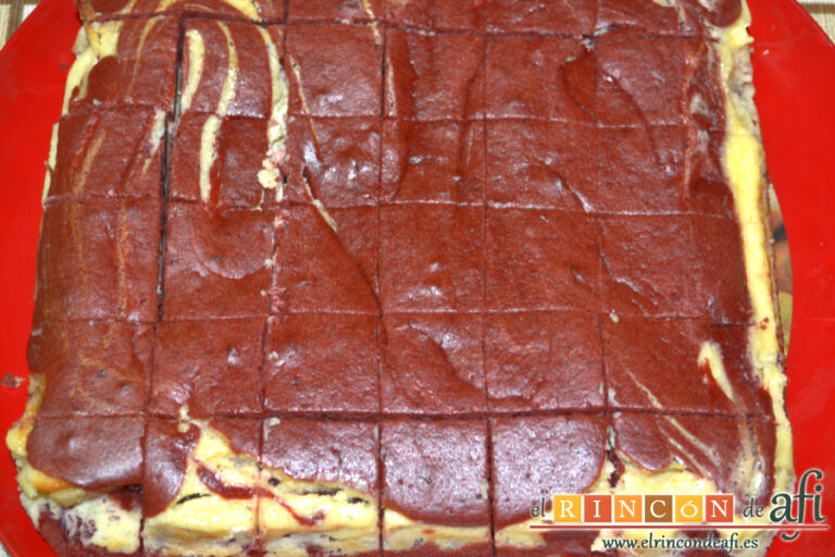 Brownie de Red Velvet, receta paso a paso