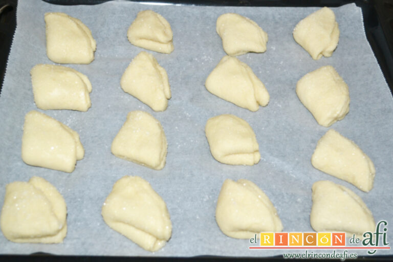 Galletas rusas, receta paso a paso