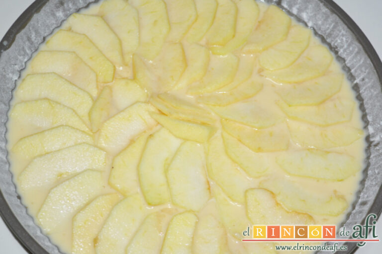 Tarta de manzana de San Miguel de Aras, receta paso a paso