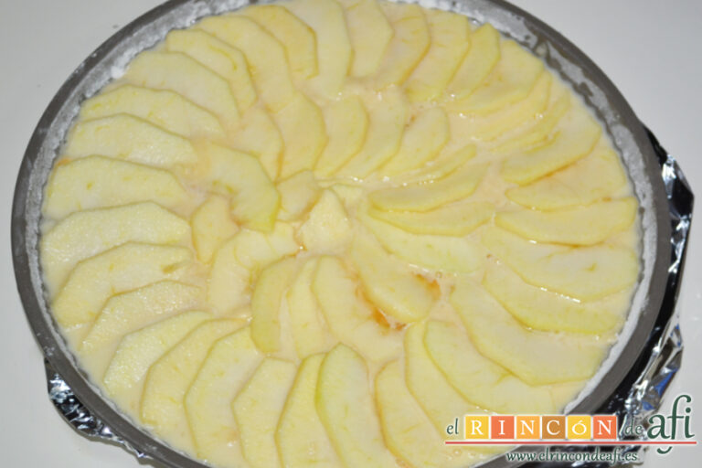 Tarta de manzana de San Miguel de Aras, receta paso a paso