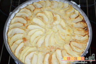 Tarta de manzana de San Miguel de Aras, receta paso a paso