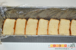 Bizcocho borracho de chocolate, receta paso a paso