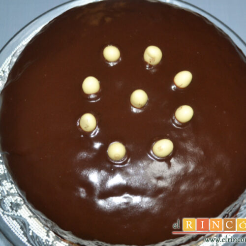 Tarta de naranja y chocolate