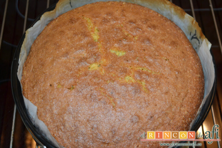 Tarta de naranja y chocolate, receta paso a paso