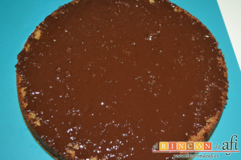 Tarta de naranja y chocolate, receta paso a paso