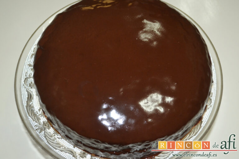 Tarta de naranja y chocolate, receta paso a paso