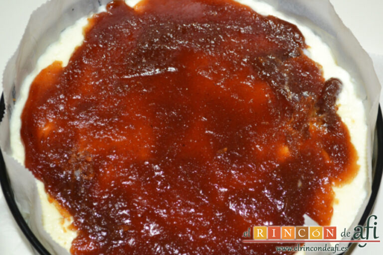 Tarta de queso y membrillo, receta paso a paso