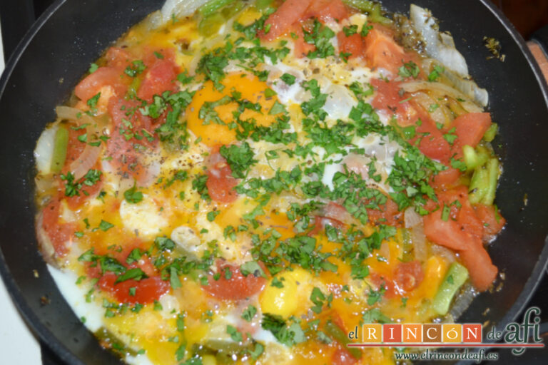 Shakshuka, receta paso a paso
