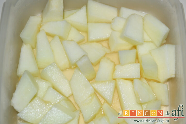 Sopa de melón, receta paso a paso
