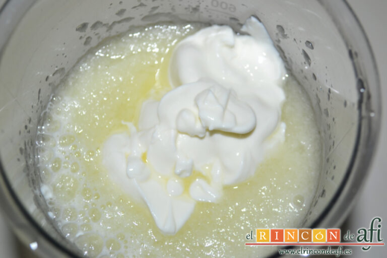 Sopa de melón, receta paso a paso