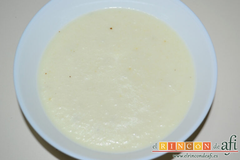 Sopa de melón, receta paso a paso