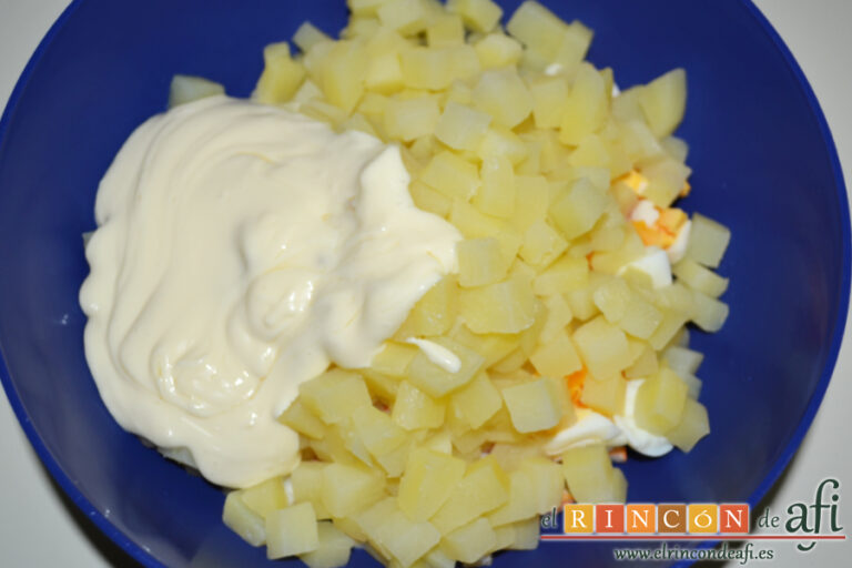 Ensaladilla Angelina, receta paso a paso