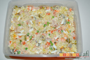 Ensaladilla Angelina, receta paso a paso
