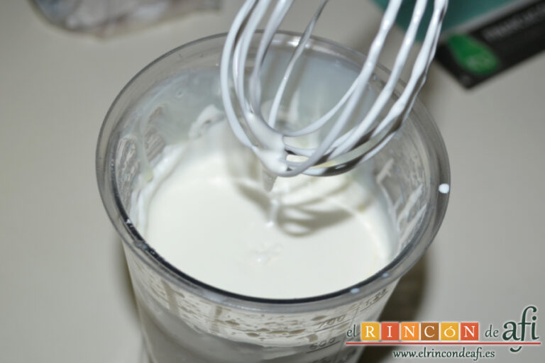 Serradura portuguesa, receta paso a paso