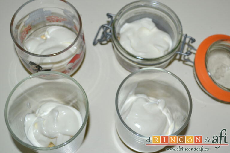 Serradura portuguesa, receta paso a paso