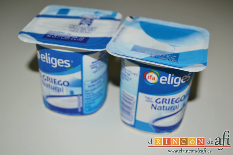 Tarta de yogur griego