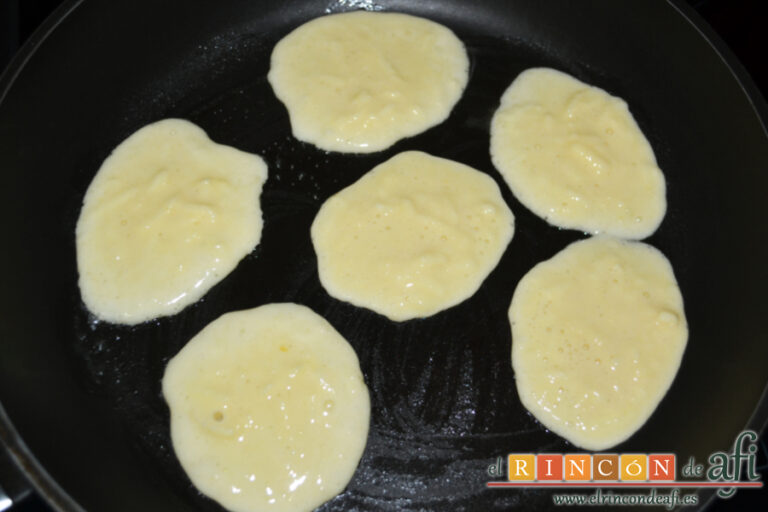 Tortitas de manzana con yogur, receta paso a paso