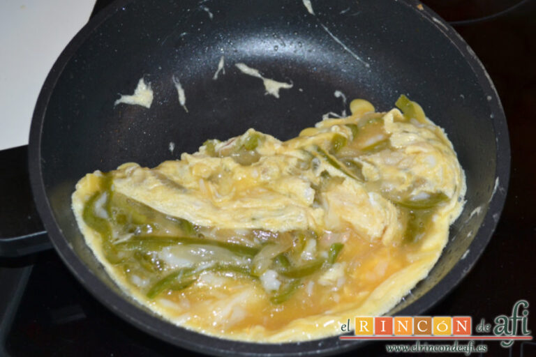 Tortilla de bacalao, receta paso a paso