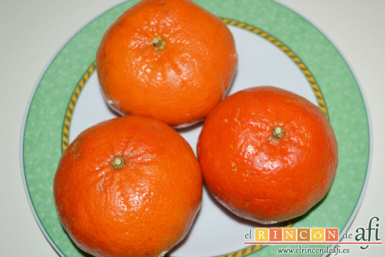 Bizcocho de mandarina, receta paso a paso