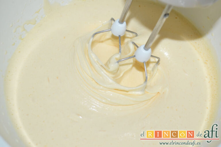 Bizcocho de mandarina, receta paso a paso