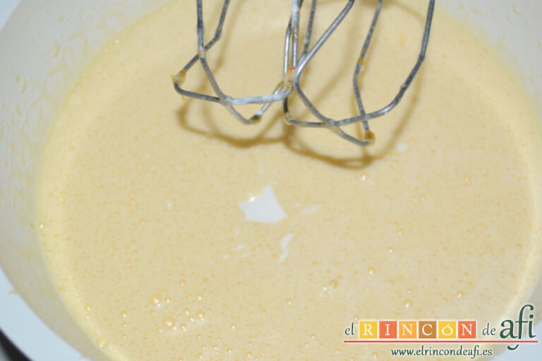 Bizcocho de mandarina, receta paso a paso