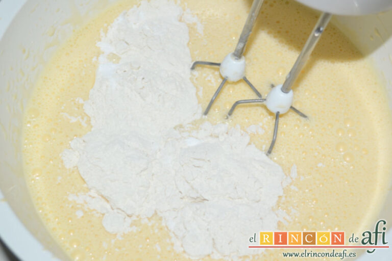 Bizcocho de mandarina, receta paso a paso