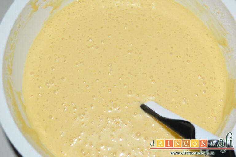 Bizcocho de mandarina, receta paso a paso