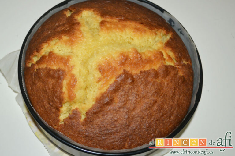 Bizcocho de mandarina, receta paso a paso