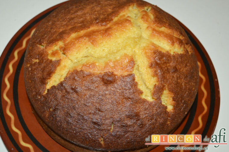 Bizcocho de mandarina, receta paso a paso