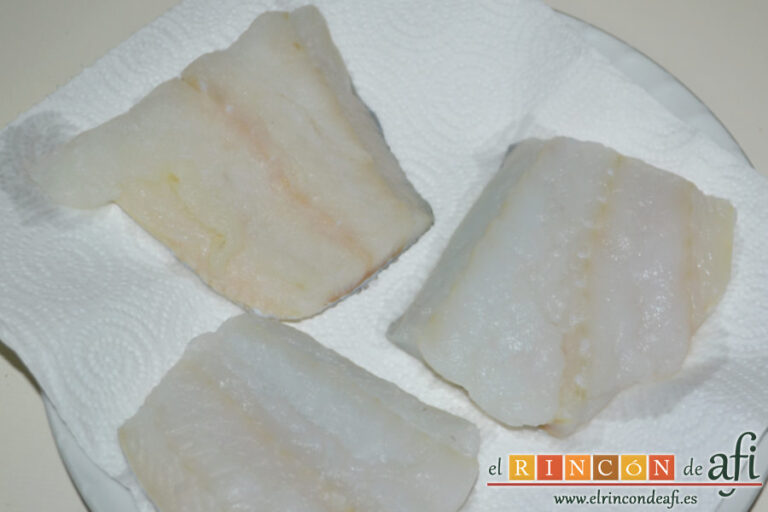 Tortilla de bacalao, receta paso a paso