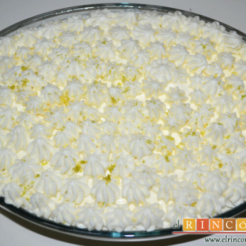 Pastel de limón y leche condensada