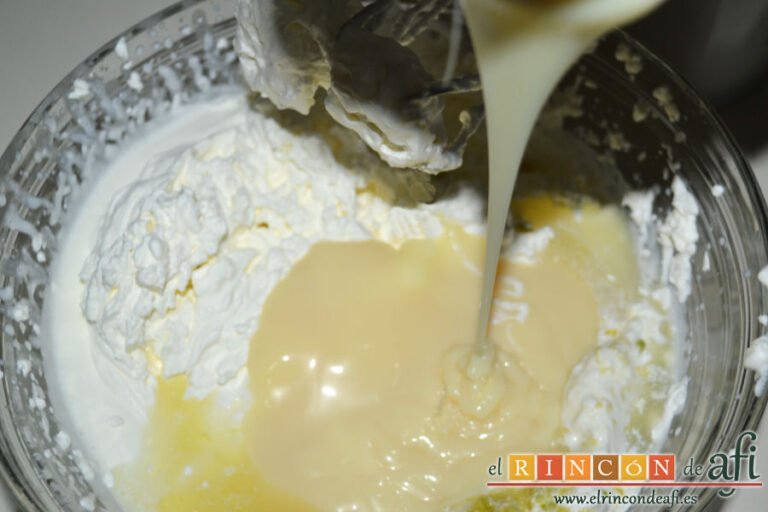 Pastel de limón y leche condensada, receta paso a paso