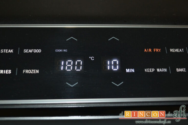 Quiche de jamón de pavo y calabacinos en airfryer, paso a paso