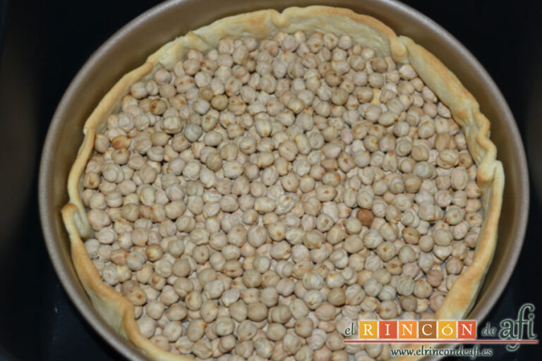 Quiche de jamón de pavo y calabacinos en airfryer, paso a paso