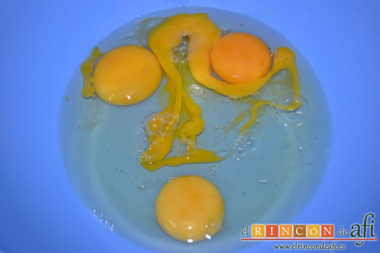 Quiche de jamón de pavo y calabacinos en airfryer, paso a paso