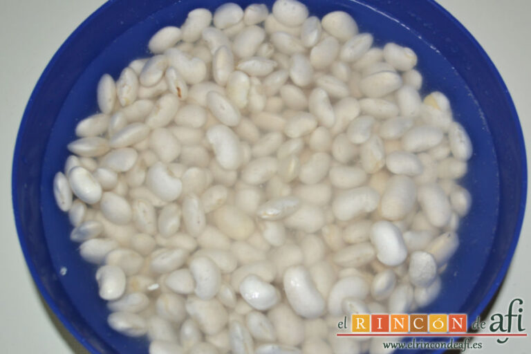 Judiones con choco, receta paso a paso