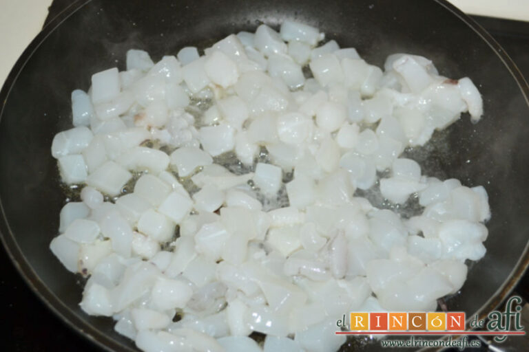 Judiones con choco, receta paso a paso