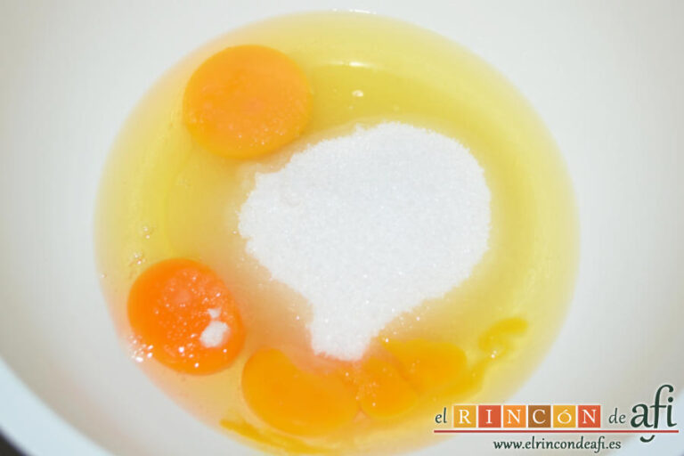 Bizcocho de yogurt 1, 2, 3 con airfryer, receta paso a paso