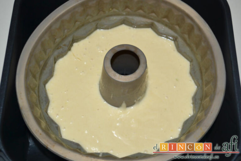 Bizcocho de yogurt 1, 2, 3 con airfryer, receta paso a paso