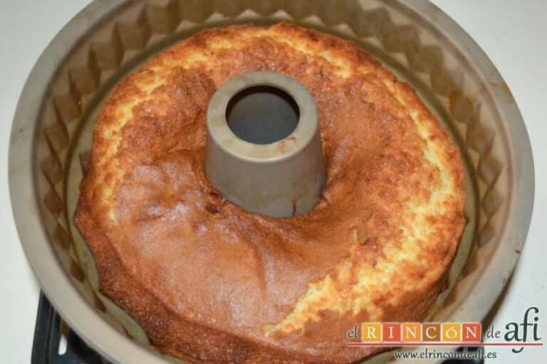Bizcocho de yogurt 1, 2, 3 con airfryer, receta paso a paso