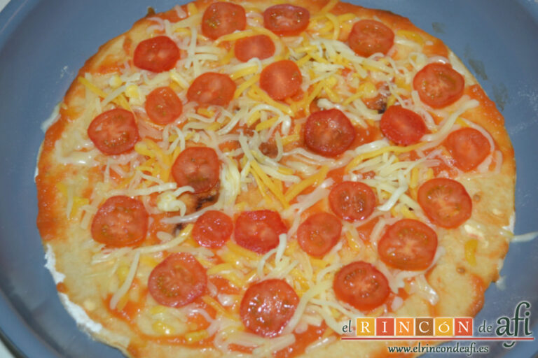 Pizza en sartén, receta paso a paso