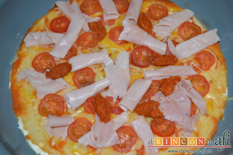 Pizza en sartén, receta paso a paso
