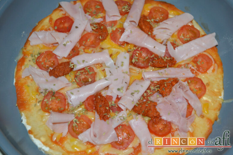 Pizza en sartén, receta paso a paso