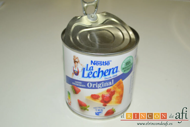 Bizcocho de manzana con leche condensada, receta paso a paso